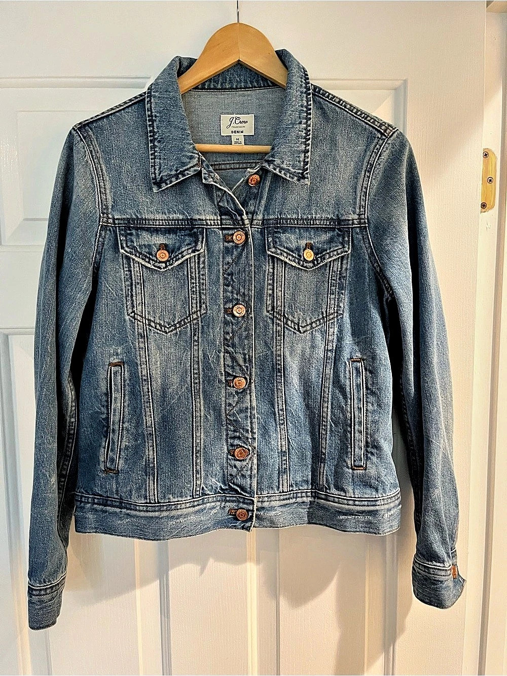 J.Crew Classic Denim Jacket Blue Medium